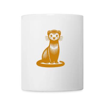 Mangouste intrépide - Mug blanc - blanc - Devant
