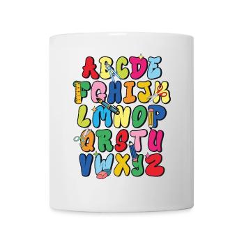 Creative ABC Design for School & Art - Mug - white - Front