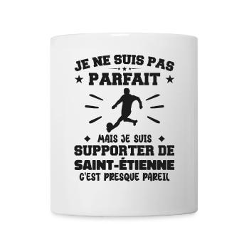 I am a supporter of Saint Étienne - Mug - white - Front