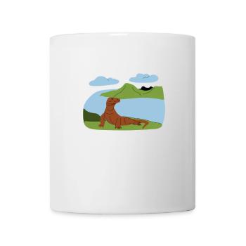 Majestätischer Komodowaran - Tasse - Weiß - Vorne