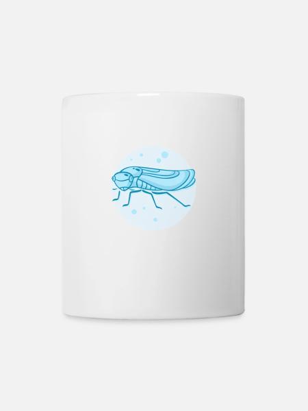 Cigale sauteuse vivante - Mug blanc - blanc