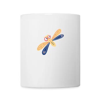 Delicate damselfly - Mug - white - Front