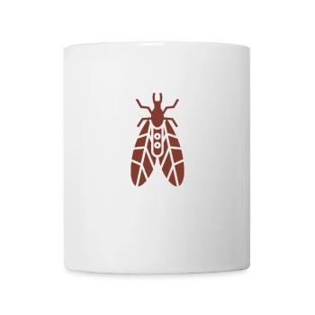 Zerbrechliche Köcherfliege - Tasse - Weiß - Vorne