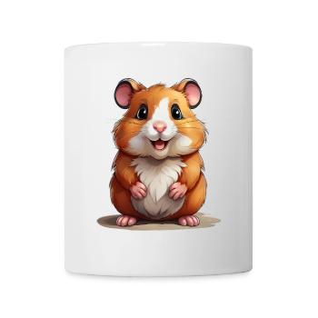 Hamster super mignon - Mug blanc - blanc - Devant