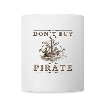 Bateau pirate - Mug blanc - blanc - Devant