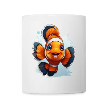 Poisson-clown - Mug blanc - blanc - Devant