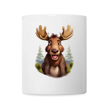 Elch - Tasse - Weiß - Vorne