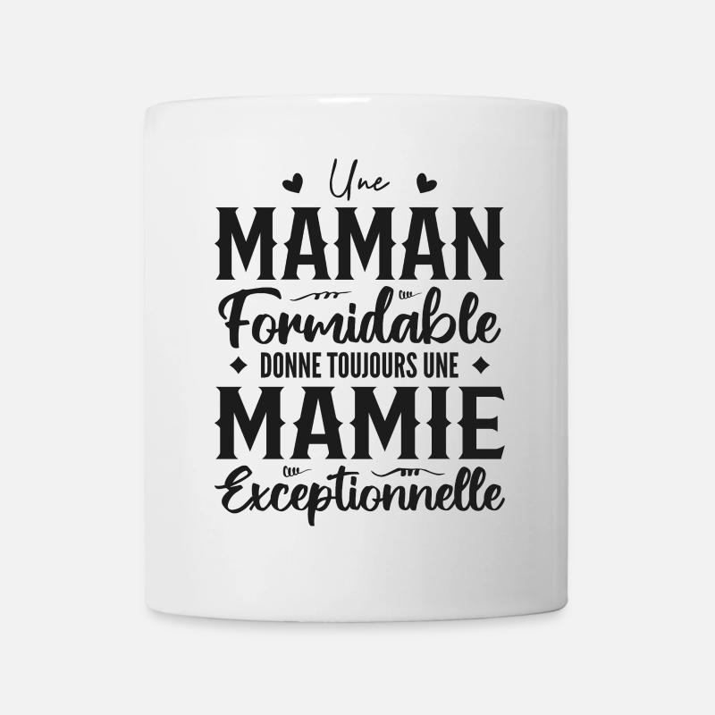 Erstaunliche Mutter gibt eine hervorragende Oma - Tasse - Weiß
