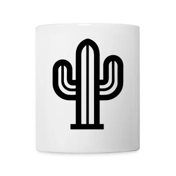 Kaktus - Tasse - Weiß - Vorne