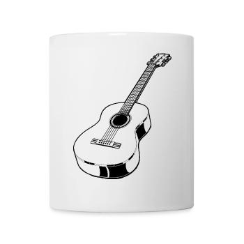 Acoustic Guitar - Mug - white - Front