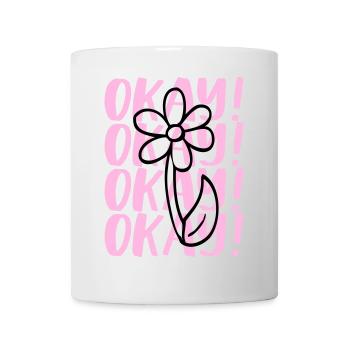 Design de déclaration - Mug blanc - blanc - Devant