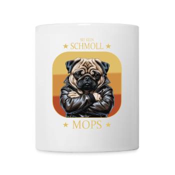 Carlin boudeur - Mug blanc - blanc - Devant
