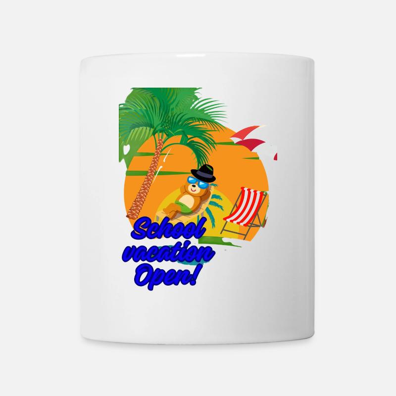 Schulferien - Tasse - Weiß