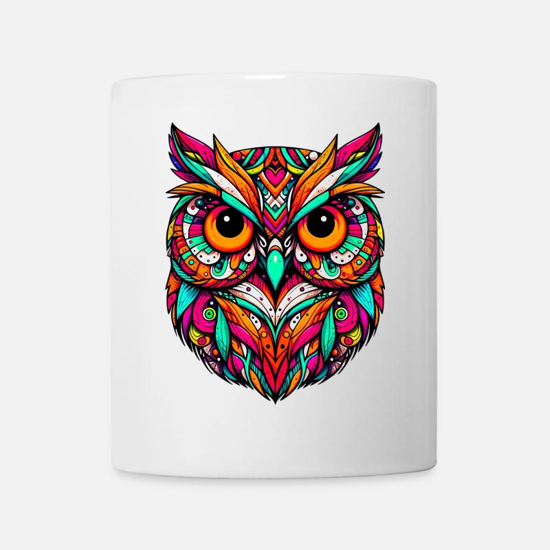 Eule - Tasse - Weiß