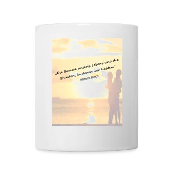 Stunden der Liebe - Tasse - Weiß - Vorne