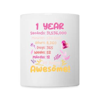 Birthday outfit for 1 year old! 1st Birthday - Mug - white - Front