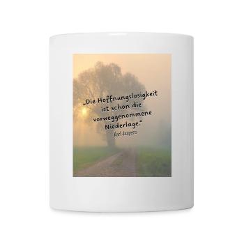 Hoffnung - Tasse - Weiß - Vorne