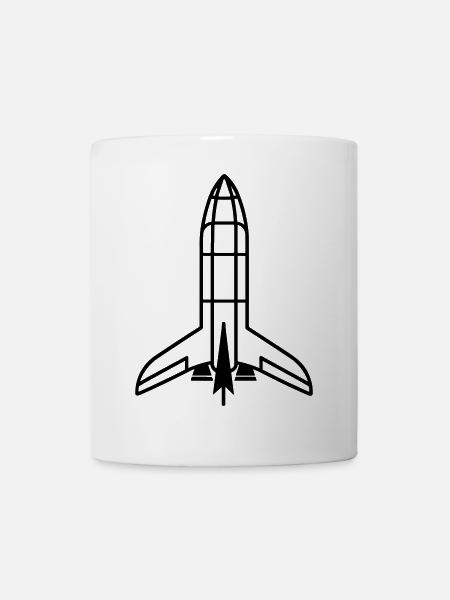Rakete - Tasse - Weiß