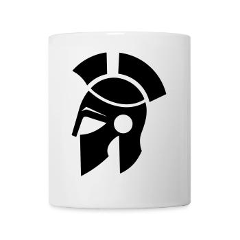 Spartan helmet - Mug - white - Front