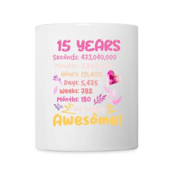 15 years old! Birthday Gift 15th Birthday - Mug - white - Front