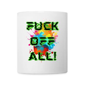 Punk-Farbexplosion - Tasse - Weiß - Vorne