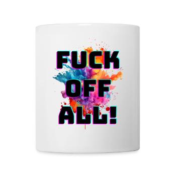 Ein bunter Ausdruck von Freiheit - Tasse - Weiß - Vorne