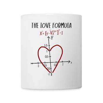 Algebra Herzgleichung Kunst - Tasse - Weiß - Vorne