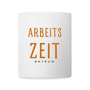 Arbeitszeitbetrug AFK im Real Life - Tasse - Weiß - Vorne