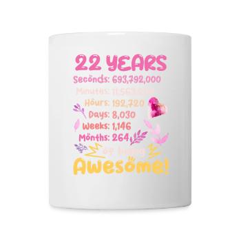 22 years old! Birthday Gift 22nd Birthday - Mug - white - Front