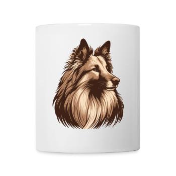 Groenendael - Mug blanc - blanc - Devant