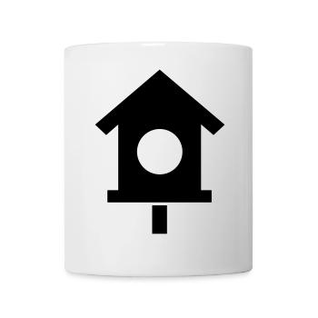 Vogelhaus - Tasse - Weiß - Vorne