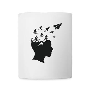 Flight of thought - Mug - white - Front