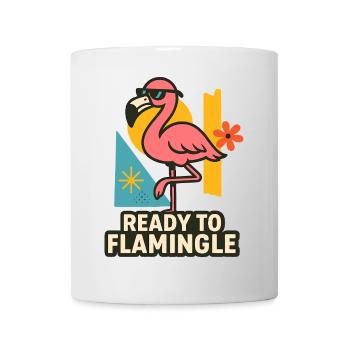 Prêt à flaminger - Mug blanc - blanc - Devant