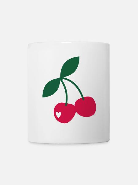 Süsse Kirschen - Tasse - Weiß