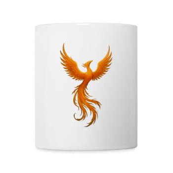 Phönixfeuer Flügelkraft - Tasse - Weiß - Vorne