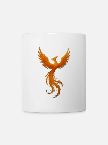 Phönixfeuer Flügelkraft - Tasse - Weiß