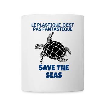 Save the sea - Mug blanc - blanc - Devant