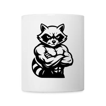Raccoon - Tasse - Weiß - Vorne