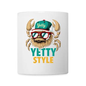Yetty Style Yeti Graphic - Mug - white - Front