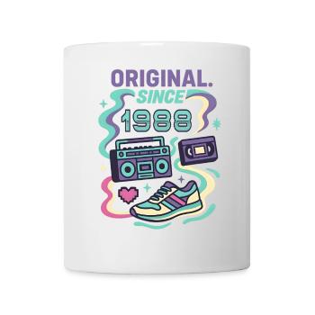 Original since 1988. Geburtsjahr 1988 - Tasse - Weiß - Vorne