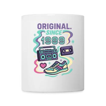 Original since 1989. Geburtsjahr 1989 - Tasse - Weiß - Vorne