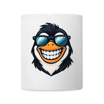 Cool Penguin Sunglasses Summer Grin Fun - Mug - white - Front