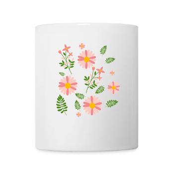 Floral Floral T-Shirt - Mug - white - Front