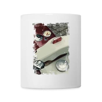 Légende étoile à deux temps - Mug blanc - blanc - Devant