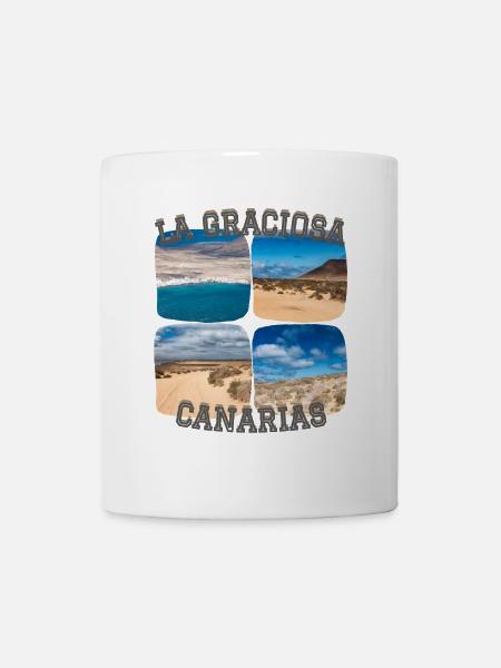 La Graciosa – Kanarenzauber - Tasse - Weiß