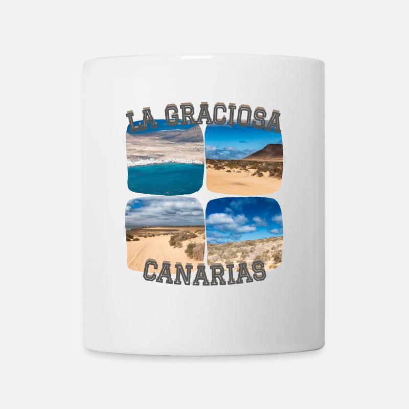 La Graciosa – Kanarenzauber - Tasse - Weiß