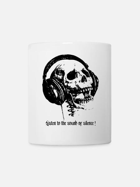 Sound of silence - Tasse - Weiß