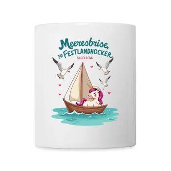 Sail unicorn ahoy ! - Mug - white - Front