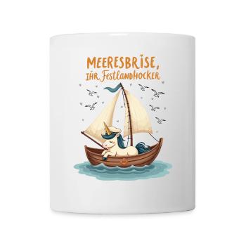 Sail unicorn ahoy ! - Mug - white - Front