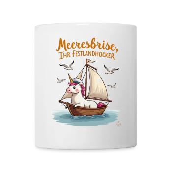 Sail unicorn ahoy ! - Mug - white - Front